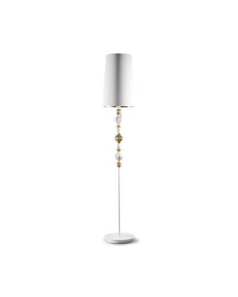 Lladro 01023460 BDN -FLOOR LAMP II -GOLD (US) Porcelain Lladro