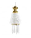 Lladro 01023463 BDN -LITHOPHANE HANGING LAMP -GOLD (US) Porcelain Lladro