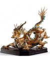 Lladro 01001973 GRAN DRAGÓN (ORO) Porcelana Figura Lladro