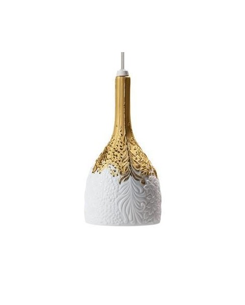 Lladro 01007937 NATURO. -LAMP -GOLDEN (US) Porcelain Lladro