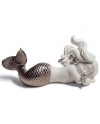 Lladro 01008546 SOÑANDO CON EL MAR (RE-DECO PLATA) Porcelana Figura Lladro