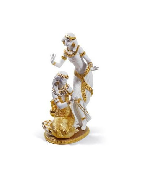 Lladro 01008591 DANZARINAS DEL NILO (RE-DECO DORADO) Porcelana Lladro