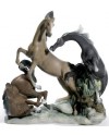 Lladro 01008619 GRUPO DE CABALLOS Porcelana Figura Lladro