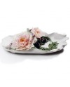 Lladro 01008650 TRAY WITH PEONIES Porcelaine Lladro