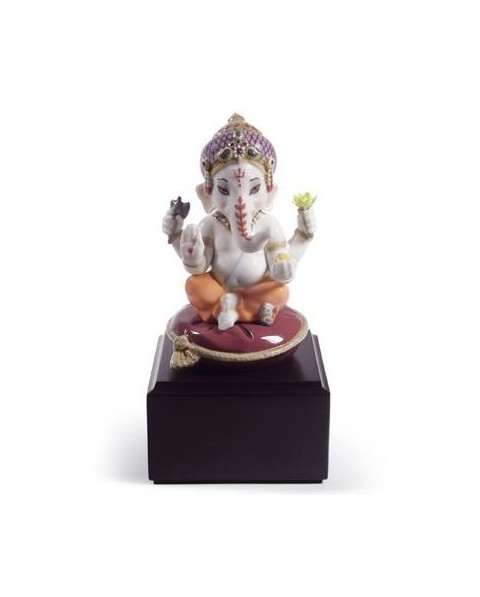 Lladro 01008672 BAL GANESHA Porcelaine Lladro