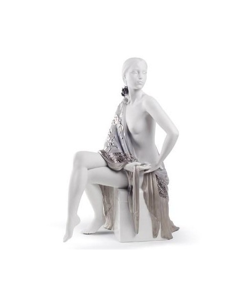 Lladro 01008673 DESNUDO CON MANTÓN (RE-DECO) Porcelana Lladro