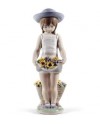 Lladro 01008674 SKIRT FULL OF FLOWERS (60TH ANNIVERSARY) Porcellana Lladro