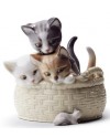 Lladro 01008693 CURIOUS KITTENS Porzellan Lladro