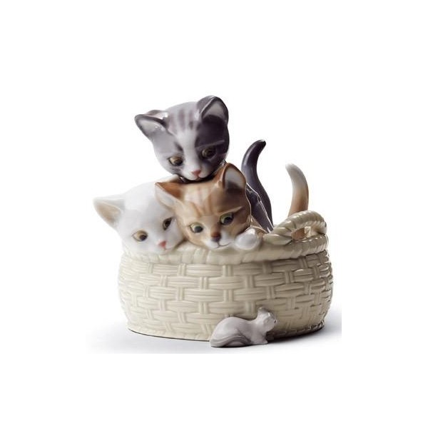 Lladro 01008693 CURIOUS KITTENS Porzellan Lladro Lladro 01008693 CURIOUS KITTENS Porzellan Lladro