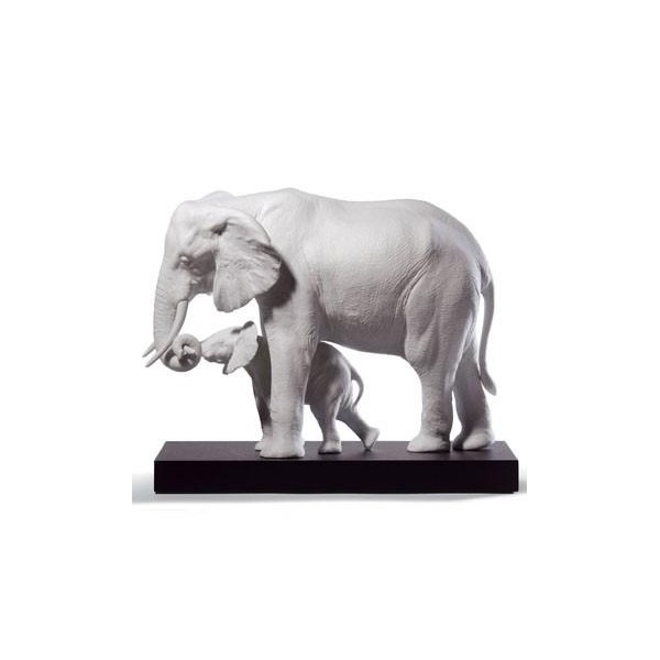 Lladro 01008695 LEADING THE WAY (WHITE) Porcellana Lladro Lladro 01008695 LEADING THE WAY (WHITE) Porcellana Lladro