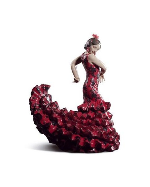 Lladro 01008765 ARTE FLAMENCO (ROJO) Porcelana Figura Lladro