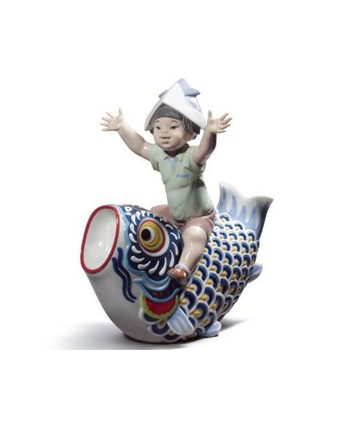 Lladro 01008775 FELIZ DÍA DEL NIÑO Porcelana Figura Lladro