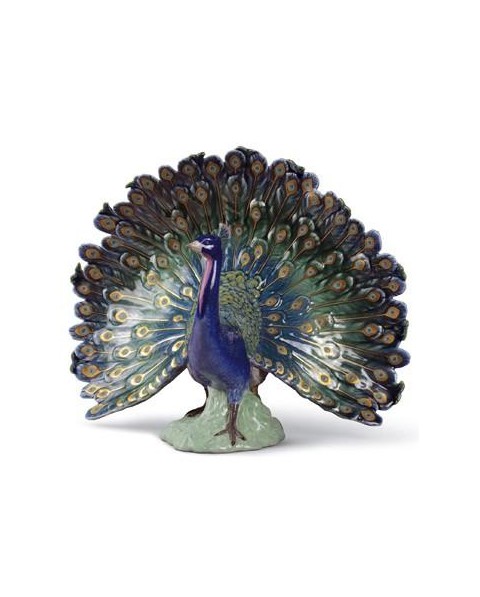 Lladro 01008777 PAVO REAL Porcelana Lladro