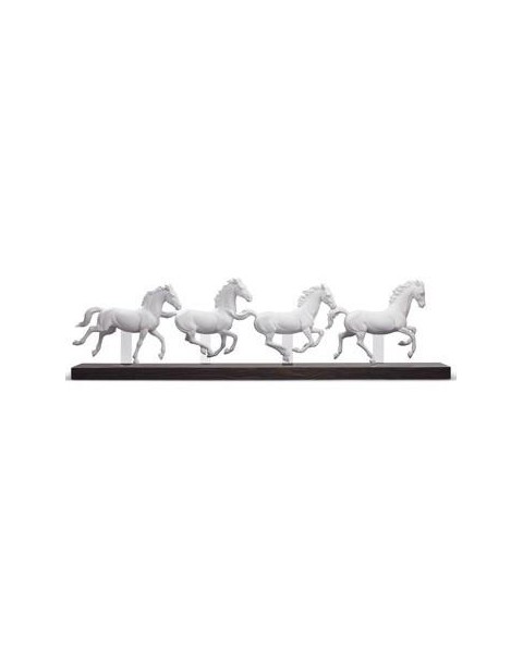 Lladro 01009086 GALLOPING HERD Porcelain Lladro