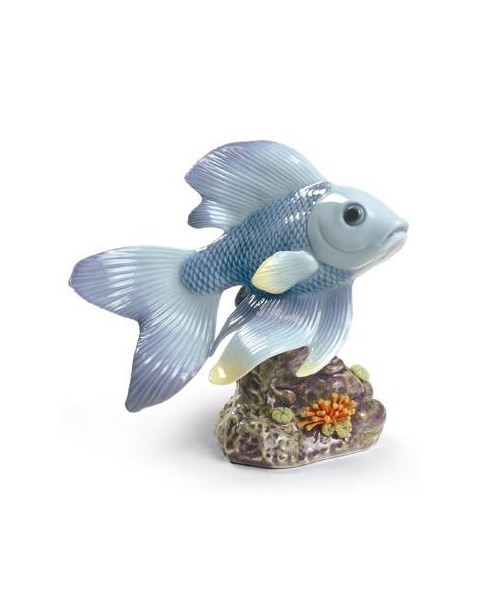 Lladro 01009141 POND DREAMER (BLUE) Porcelain Lladro