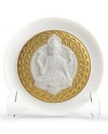 Lladro 01009154 GODDESS LAKSHMI PLATE Porcelain Lladro