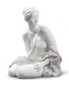 Lladro 01009157 BAÑISTA SENTADA Porcelana Figura Lladro