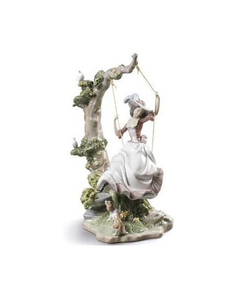 Lladro 01009163 COLUMPIÁNDOSE Porcelana Figura Lladro