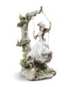 Lladro 01009163 COLUMPIÁNDOSE Porcelana Figura Lladro