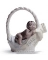 Lladro 01018403 NACIDO EN 2015 (NIÑO - TONO OSCURO) Porcelana Figura Lladro