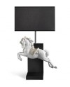 Lladro 01023060 HORSE ON PIROUETTE - LAMP (CE) Porcelain Lladro