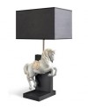 Lladro 01023064 HORSE ON COURBETTE - LAMP (CE) Porcelaine Lladro