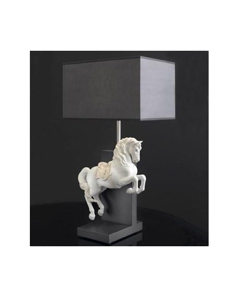 Lladro 01023065 HORSE ON COURBETTE-LAMP-UK Porcelain Lladro