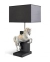 Lladro 01023066 HORSE ON COURBETTE - LAMP (US) Porcelain Lladro