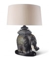 Lladro 01023090 SIAMESE ELEPHANT - LAMP (US) Porcelaine Lladro