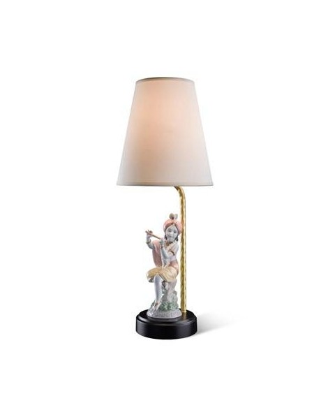 Lladro 01023104 LORD KRISHNA - LAMP (CE) Porcelain Lladro