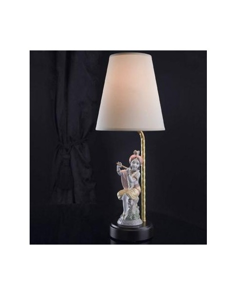 Lladro 01023106 LORD KRISHNA - LAMP (US) Porcelain Lladro