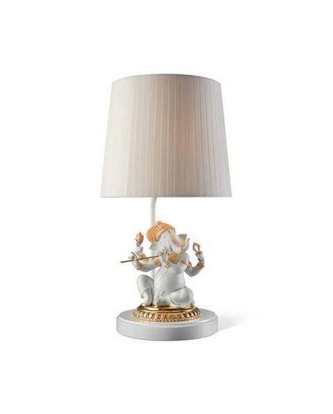 Lladro 01023162 BANSURI GANESHA (RE-DECO) - LAMP (CE) Porcelain Lladro