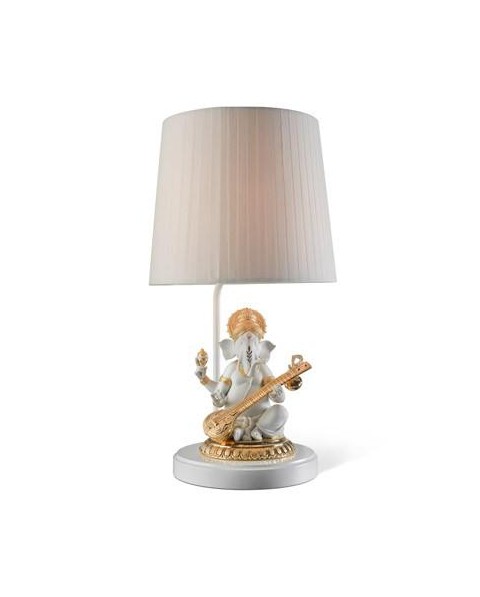 Lladro 01023166 LÁMPARA GANESHA CON VEENA (RE-DECO) (CE) Porcelana Figura Lladro