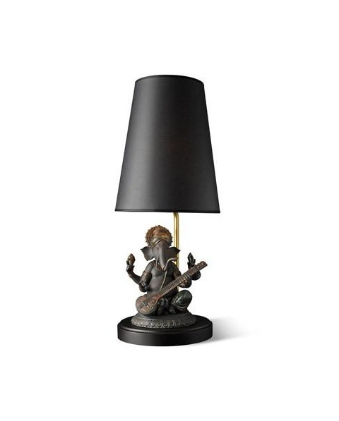 Lladro 01023174 VEENA GANESHA (BLACK) - LAMP (CE) Porcelaine Lladro
