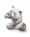 Lladro Porcelain A CHEERFUL PANDA (RE-DECO) 01009088