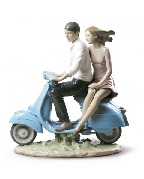 Lladro Porcellana RIDING WITH YOU 01009231