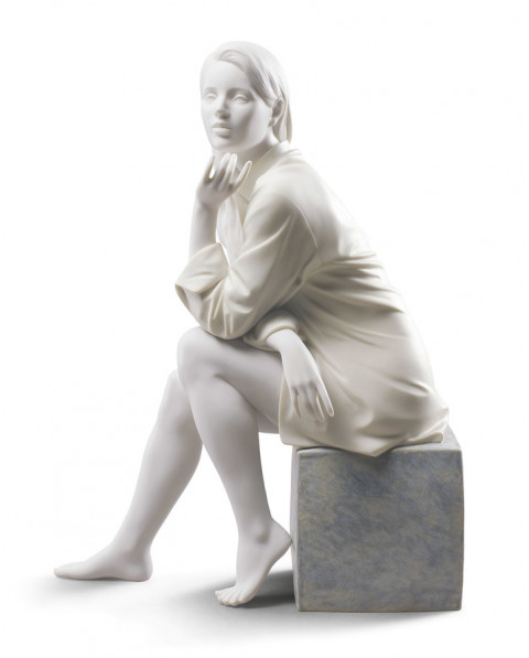 Lladro Porcelaine IN MY THOUGHTS 01009243