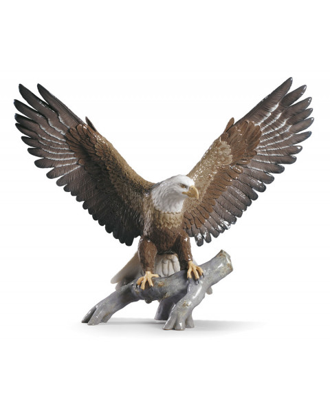 Lladro Porcelain FREEDOM EAGLE 01009245