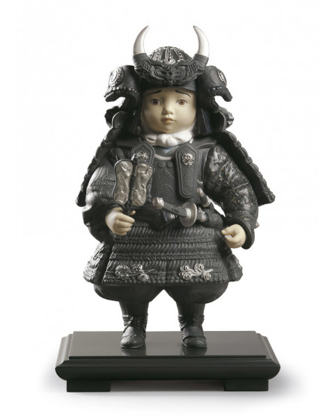 Lladro Porcelain WARRIOR BOY (SILVER) 01013047