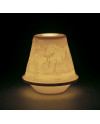 Lladro Porcelain LITHOPHANE VOTIVE LIGHT-THE GREAT WILD 01017372