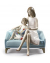 Lladro Porcelain OUR READING MOMENT 01009225