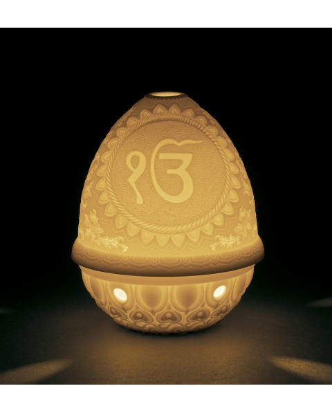 Lladro Porcelain LITHOPHANE VOTIVE LIGHT-IK - ONKAR 01017371