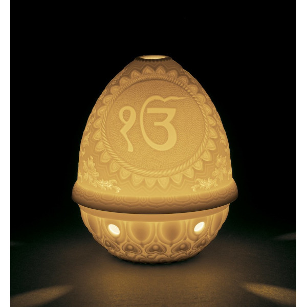 Lladro Porcellana LITHOPHANE VOTIVE LIGHT-IK - ONKAR 01017371 Lladro Porcellana LITHOPHANE VOTIVE LIGHT-IK - ONKAR 01017371
