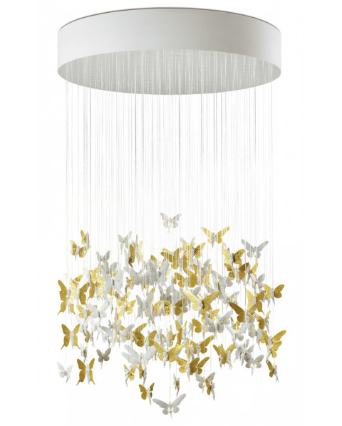 Lladro Porcelain NIAGARA CHANDELIER 1,35M-GOLD CE-UK 01017243