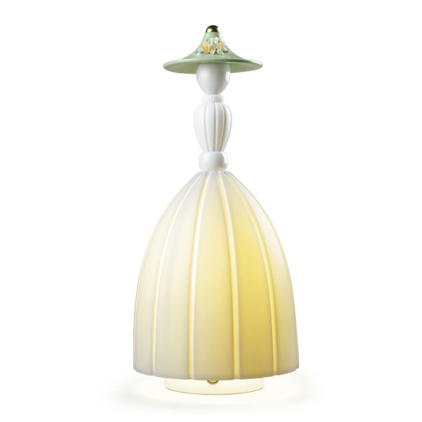 Lladro Porcellana MADEMOISELLE TABLE LAMP DANIELA CE 01023662 Lladro Porcellana MADEMOISELLE TABLE LAMP DANIELA CE 01023662