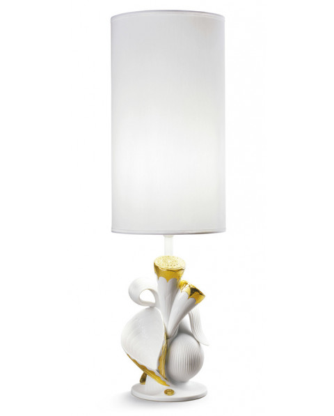 Lladro Porcelain NATURO-TABLE LAMP LIVING NATUREGOLD-CE 01023738