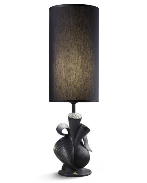 Lladro Porcelain NATURO-TABL.LAMP LIVING NATURE(BLACK)-US 01023744