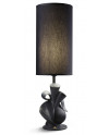 Lladro Porcelaine NATURO-TABL.LAMP LIVING NATURE(BLACK)-US 01023744