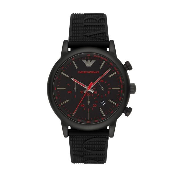 Red armani best sale watch