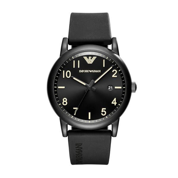 armani watch rubber strap